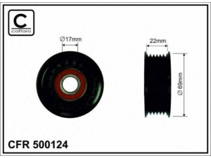 CAFFARO 500124 kreipiantysis skriemulys, V formos rumbuotas diržas 
 Diržinė pavara -> V formos rumbuotas diržas/komplektas -> Laisvasis/kreipiamasis skriemulys
3978035, F83E6C348AA