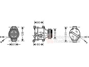 VAN WEZEL 1700K103 kompresorius, oro kondicionierius 
 Oro kondicionavimas -> Kompresorius/dalys
1537745, 0051746931, 46819144, 51746931