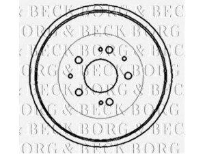BORG & BECK BBR7039 stabdžių būgnas 
 Stabdžių sistema -> Būgninis stabdys -> Stabdžių būgnas