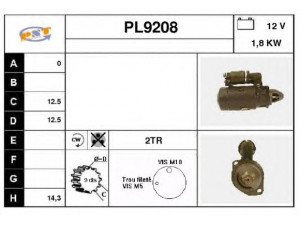 SNRA PL9208 starteris
0011515001
