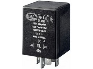 HELLA 4DN 009 492-101 posūkio rodiklio pertraukiklis
1 522 897 2, 001 634 60, 112 426 80