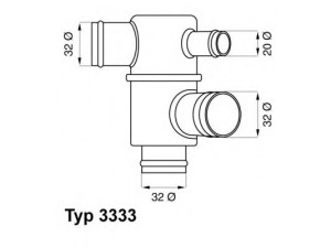 WAHLER 3333.87 termostatas, aušinimo skystis 
 Aušinimo sistema -> Termostatas/tarpiklis -> Thermostat
2108-13060-10, 21080-13060-10, 21081-3060-11