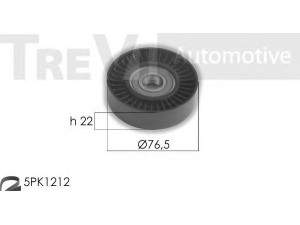 TREVI AUTOMOTIVE KA1175F V formos rumbuotas diržas, komplektas 
 Techninės priežiūros dalys -> Techninės priežiūros intervalai