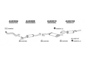 VENEPORTE 030004 išmetimo sistema 
 Išmetimo sistema -> Išmetimo sistema, visa