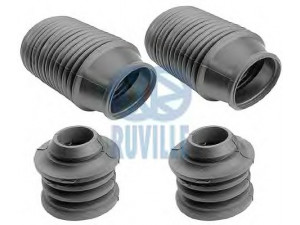 RUVILLE 815329 apsauginio dangtelio komplektas, amortizatorius 
 Ašies montavimas/vairavimo mechanizmas/ratai -> Montavimas, pakabos statramstis