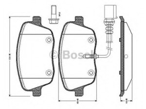 BOSCH 0 986 TB2 382 stabdžių trinkelių rinkinys, diskinis stabdys 
 Techninės priežiūros dalys -> Papildomas remontas
6Q0 698 151 C, 6Q0 698 151 C, 6Q0 698 151 C