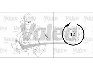 VALEO 455703 starteris
5001822958, 5010235373