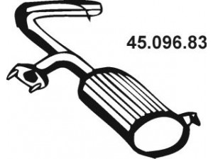EBERSPÄCHER 45.096.83 galinis duslintuvas 
 Išmetimo sistema -> Duslintuvas
1430066E50