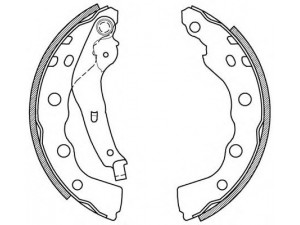 OPEN PARTS BSA2021.00 stabdžių trinkelių komplektas 
 Techninės priežiūros dalys -> Papildomas remontas
MR249796, MR249797, MR249798, MR307762