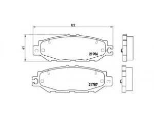BREMBO P 83 036 stabdžių trinkelių rinkinys, diskinis stabdys 
 Techninės priežiūros dalys -> Papildomas remontas
0446626010, 0446626020, 0446650050
