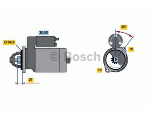 BOSCH 0 001 106 403 starteris