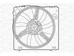 MAGNETI MARELLI 069422344010 ventiliatorius, radiatoriaus 
 Aušinimo sistema -> Oro aušinimas
7701046764, 7701046845, 7701047238