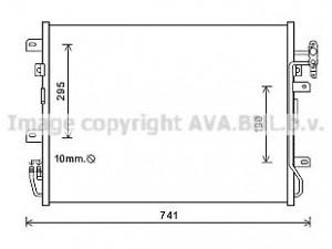 AVA QUALITY COOLING AUA5217 kondensatorius, oro kondicionierius