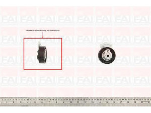 FAI AutoParts T9357 įtempiklio skriemulys, paskirstymo diržas 
 Techninės priežiūros dalys -> Papildomas remontas
036109243AC, 036109243AE, 036109243AG