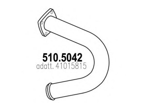 ASSO 510.5042 išleidimo kolektorius 
 Išmetimo sistema -> Išmetimo vamzdžiai
41015815