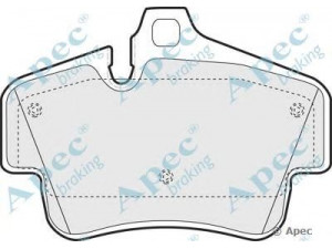 APEC braking PAD1628 stabdžių trinkelių rinkinys, diskinis stabdys 
 Techninės priežiūros dalys -> Papildomas remontas
99635294701, 99735294800