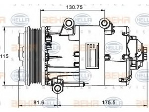 HELLA 8FK 351 334-051 kompresorius, oro kondicionierius 
 Oro kondicionavimas -> Kompresorius/dalys
1 435 796, 1 441 291, 1 543 958