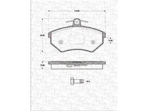 MAGNETI MARELLI 363702161181 stabdžių trinkelių rinkinys, diskinis stabdys 
 Techninės priežiūros dalys -> Papildomas remontas
357698151A, 357698151A
