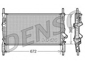 DENSO DRM10105 radiatorius, variklio aušinimas 
 Aušinimo sistema -> Radiatorius/alyvos aušintuvas -> Radiatorius/dalys
1370865, 1371296, 1371301, 1383315