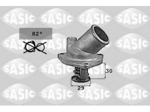SASIC 9000733 termostatas, aušinimo skystis 
 Aušinimo sistema -> Termostatas/tarpiklis -> Thermostat
1338057, 1338070, 93215644