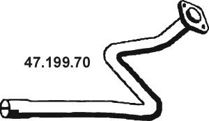 EBERSPÄCHER 47.199.70 išleidimo kolektorius 
 Išmetimo sistema -> Išmetimo vamzdžiai
17410-23061