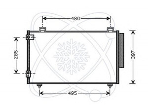 ELECTRO AUTO 30T0026 kondensatorius, oro kondicionierius 
 Oro kondicionavimas -> Kondensatorius
8845013030, 8845013031, 8846002110