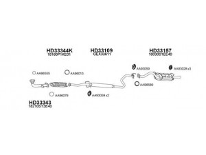 VENEPORTE 330008 išmetimo sistema
