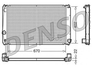 DENSO DRM50053 radiatorius, variklio aušinimas 
 Aušinimo sistema -> Radiatorius/alyvos aušintuvas -> Radiatorius/dalys
1640028570
