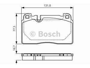 BOSCH 0 986 TB3 212 stabdžių trinkelių rinkinys, diskinis stabdys 
 Techninės priežiūros dalys -> Papildomas remontas
8R0 698 151 C, 8R0 698 151 D, 8R0 698 151 E