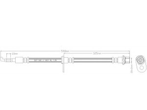 REMKAFLEX 3413 stabdžių žarnelė 
 Stabdžių sistema -> Stabdžių žarnelės
9094702C23