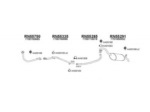 VENEPORTE 550319 išmetimo sistema 
 Išmetimo sistema -> Išmetimo sistema, visa