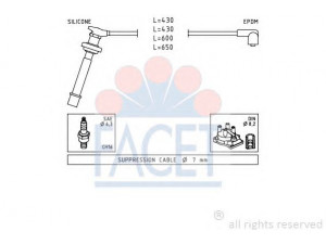 FACET 4.9411 uždegimo laido komplektas 
 Kibirkšties / kaitinamasis uždegimas -> Uždegimo laidai/jungtys
22440-2F200, 22440-2J210