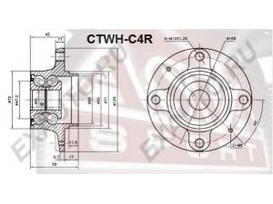 ASVA CTWH-C4R rato stebulė 
 Ašies montavimas/vairavimo mechanizmas/ratai -> Rato stebulė/montavimas -> Rato stebulė
3748.74, 3748.74, 3748.74