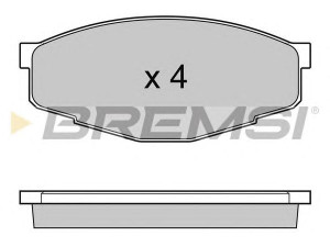 BREMSI BP2232 stabdžių trinkelių rinkinys, diskinis stabdys 
 Techninės priežiūros dalys -> Papildomas remontas
0446522070, 0446522080, 0446522140