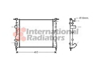 VAN WEZEL 43002271 radiatorius, variklio aušinimas 
 Aušinimo sistema -> Radiatorius/alyvos aušintuvas -> Radiatorius/dalys
7700314382