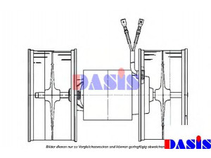AKS DASIS 741600N vidaus pūtiklis 
 Šildymas / vėdinimas -> Orpūtė/dalys
1248201308, A1248201308