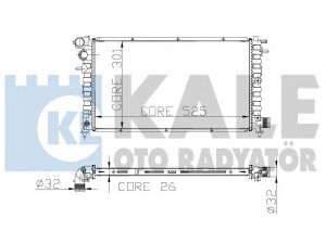 KALE OTO RADYATÖR 217100 radiatorius, variklio aušinimas 
 Aušinimo sistema -> Radiatorius/alyvos aušintuvas -> Radiatorius/dalys
1301.VT, 1330.92, 1331.NQ, 1331.T3