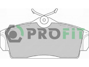 PROFIT 5000-1096 stabdžių trinkelių rinkinys, diskinis stabdys 
 Techninės priežiūros dalys -> Papildomas remontas
410602F525, 410602F526