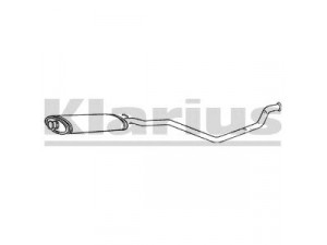 KLARIUS PG187X vidurinis duslintuvas
172863, 172893, 172863, 172893