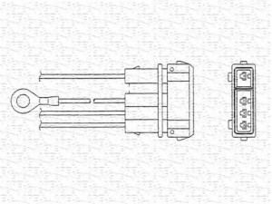 MAGNETI MARELLI 460001850010 lambda jutiklis 
 Variklis -> Variklio elektra
030 906 265 J, 96 BB 9F472 BA, 96BB9F472BA