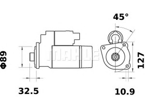 MAHLE ORIGINAL MS 1 starteris
4288 991 M2, 4288 991 M3, 4288 991 M4