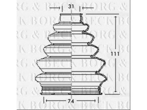 BORG & BECK BCB2327 gofruotoji membrana, kardaninis velenas 
 Ratų pavara -> Gofruotoji membrana
329335, 1061864, C20222530, 329335