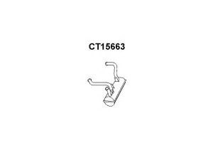 VENEPORTE CT15663 priekinis duslintuvas 
 Išmetimo sistema -> Duslintuvas
5490413, 5490718, 5490718T, 5490720