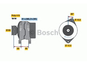 BOSCH 0 124 225 016 kintamosios srovės generatorius 
 Elektros įranga -> Kint. sr. generatorius/dalys -> Kintamosios srovės generatorius
46420966, 46425517, 46434933, 46540294