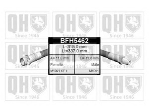 QUINTON HAZELL BFH5462 stabdžių žarnelė 
 Stabdžių sistema -> Stabdžių žarnelės
4405654, 7704003959