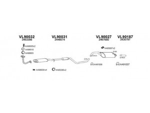 VENEPORTE 900077 išmetimo sistema 
 Išmetimo sistema -> Išmetimo sistema, visa