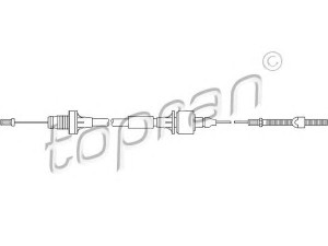 TOPRAN 205 612 sankabos trosas 
 Sankaba/dalys -> Sankabos valdymas -> Sankabos trosas
06 69 187, 6 69 187, 90522447