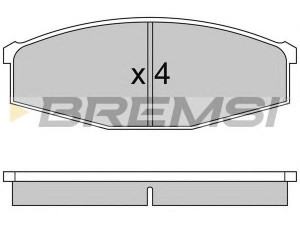 BREMSI BP2234 stabdžių trinkelių rinkinys, diskinis stabdys 
 Techninės priežiūros dalys -> Papildomas remontas
4106002J90, 41060C7025, 41060C7090