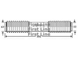 FIRST LINE FSG3210 gofruotoji membrana, vairavimas 
 Vairavimas -> Gofruotoji membrana/sandarinimai