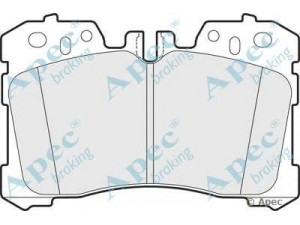 APEC braking PAD1622 stabdžių trinkelių rinkinys, diskinis stabdys 
 Techninės priežiūros dalys -> Papildomas remontas
044650W110, 044650W130, 0446550260